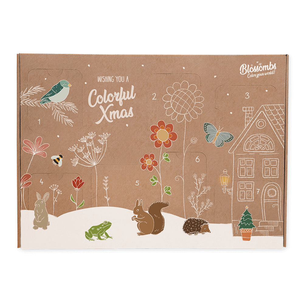 Advent Calendar Christmas - 7 Wild Flower Seeds