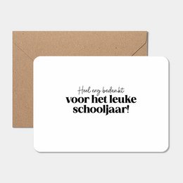 Map | Thank you for the fun school year