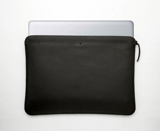 Custodia per computer in pelle - Porta documenti in pelle