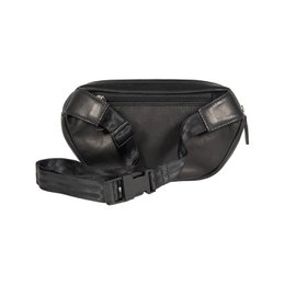 K0012AB | Pouch in genuine full grain leather, with light grain. 4 pockets with zip closure. Polished Nickel Accessories. Black colour. Dimensions: 25 x 13 x 5.5 cm. Packaging: Tnt bag