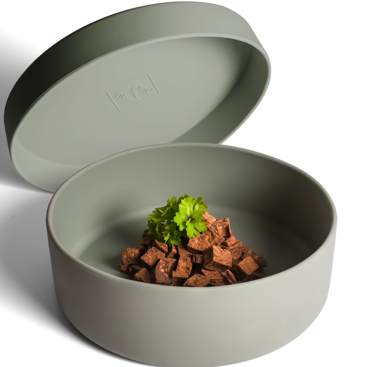 mit Deckel sage green