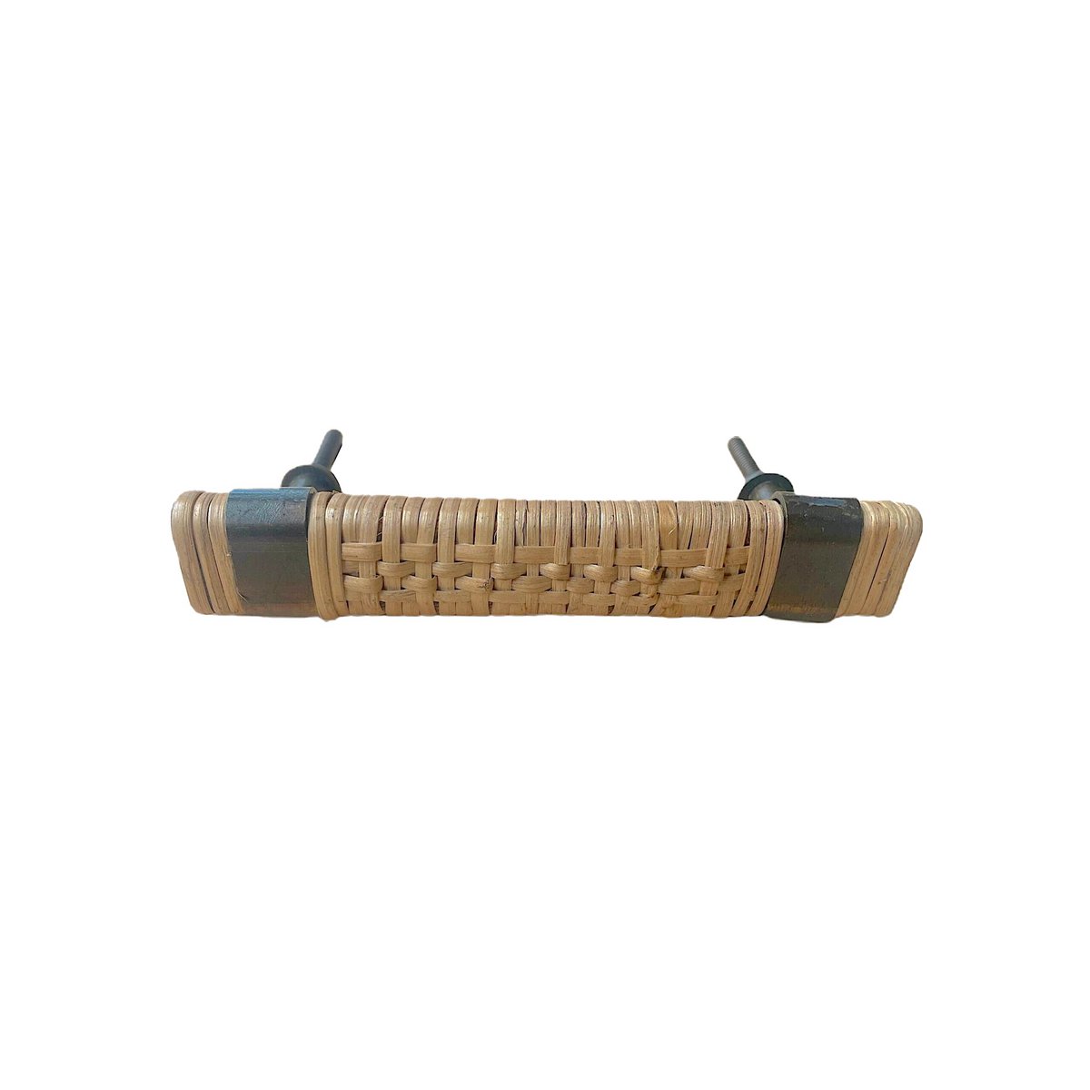 Handle rectangular rattan