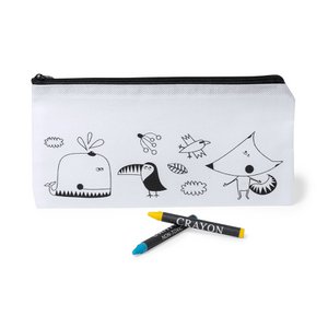 Set mit 5 Buntstiften + Etui