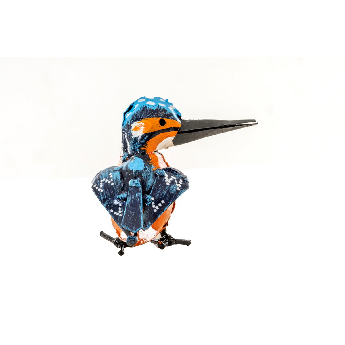 Metal nuevo kingfisher pequeño