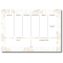 Weekplanner A4