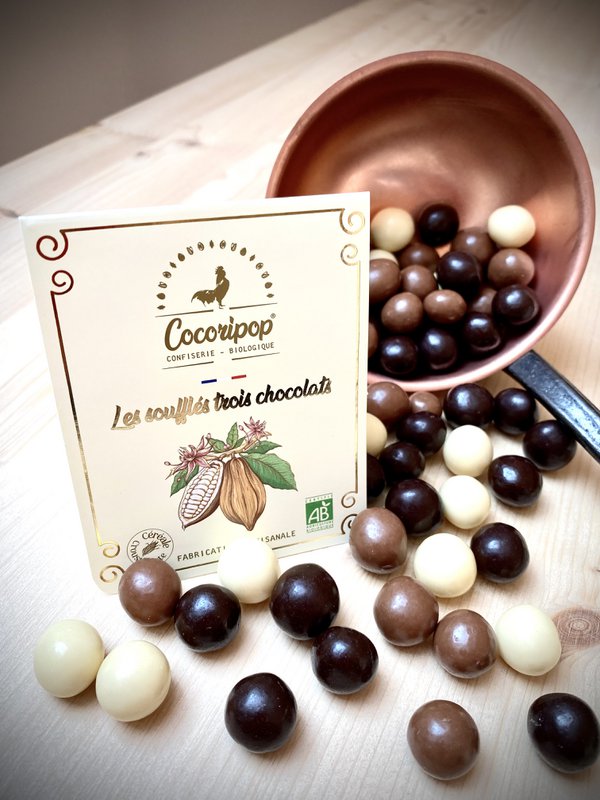 Tre chokoladesouffler