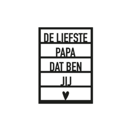 Card Father's Day "The sweetest daddy that's you"