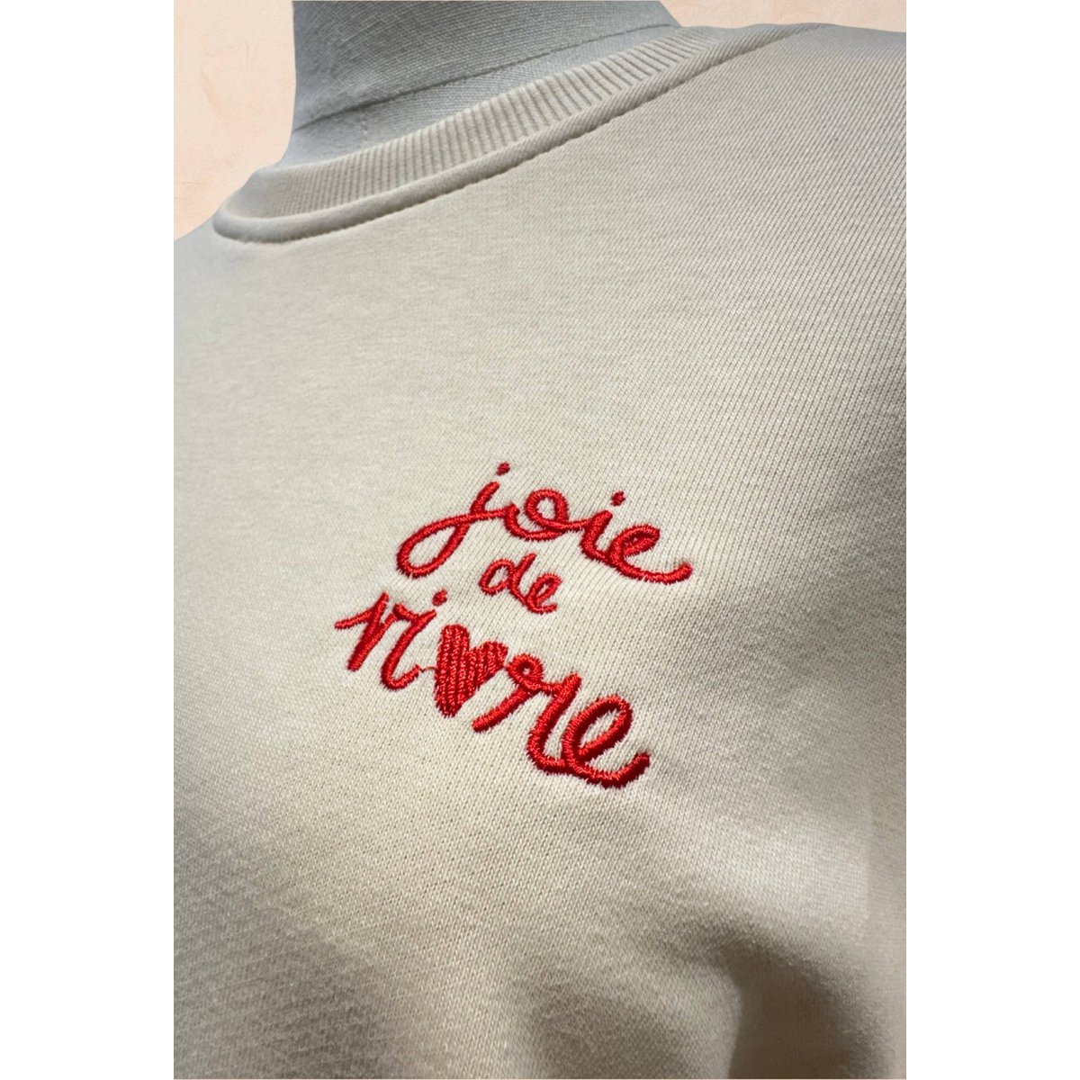 Sweat joie de vivre en coton