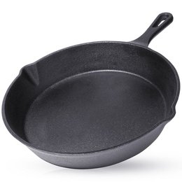 Sartén freír litina de hierro fundido 25 cm