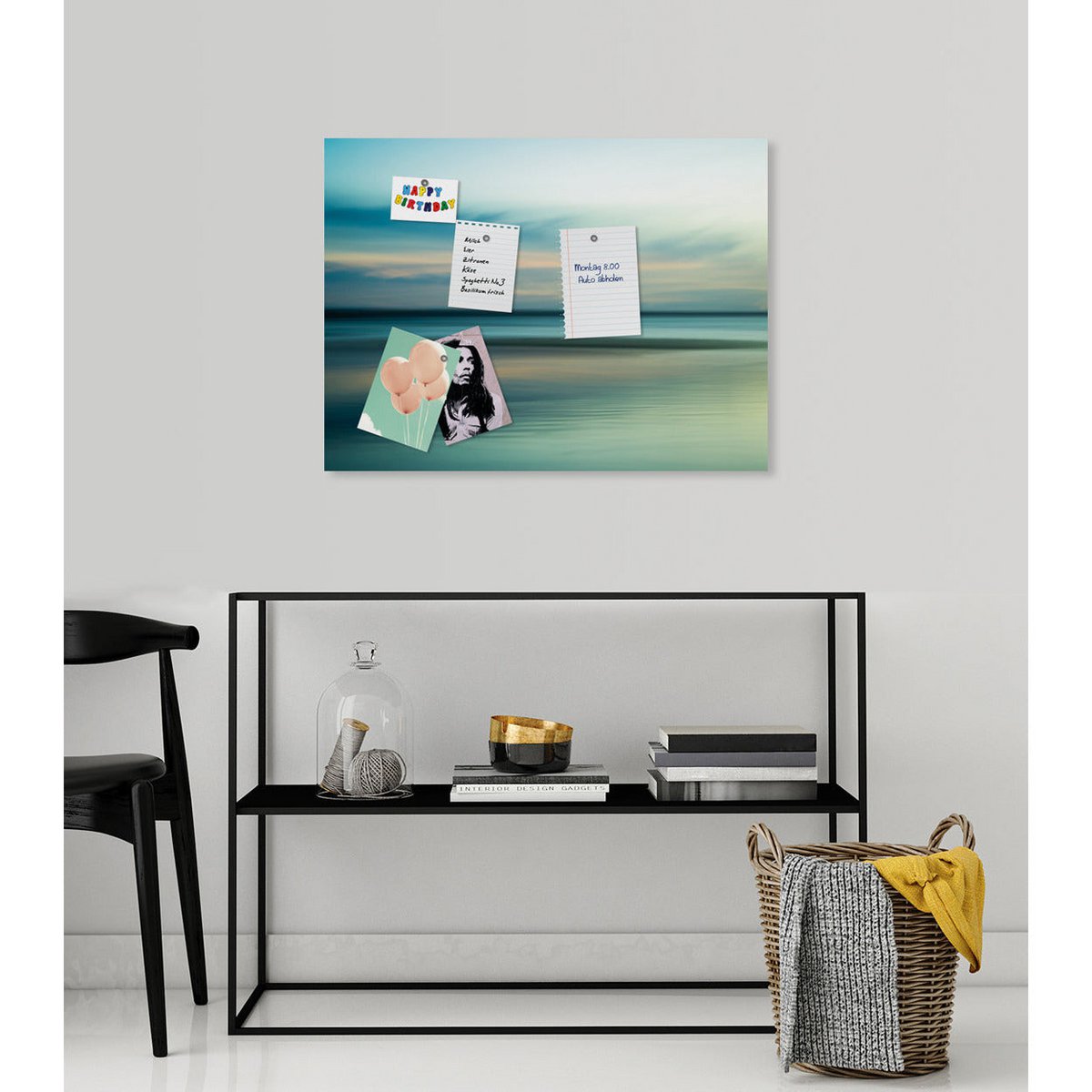 Magnetic marker board - Silent water