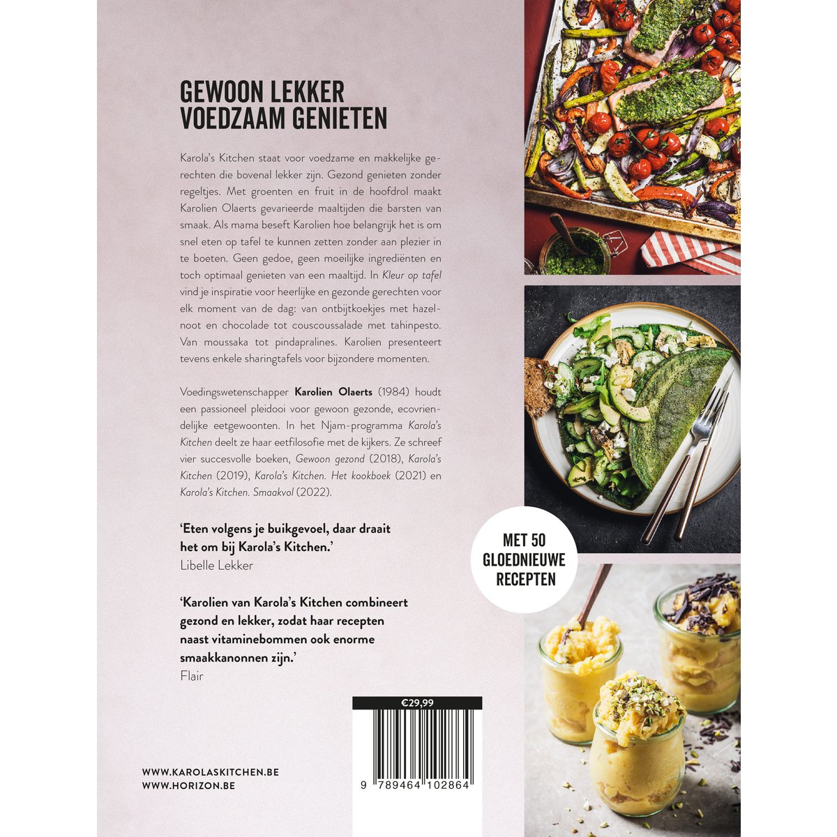 Karolien Olaerts - Karola's Kitchen : La couleur sur la table