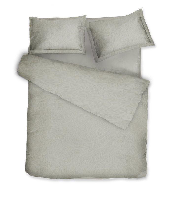 Set biancheria da letto in raso Sand Almond