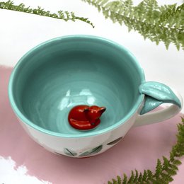 SECRET GARDEN FOX TEACUP