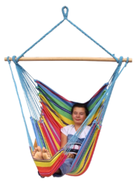 Hammock chair with footrest