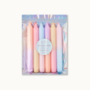 Dip Dye Candle Set: Pastel Edition