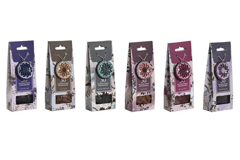 RØJELSESKEGLE SÆT 30 AROMA 6,5X3,5X16,5 BLOMSTER 6 S IN205918