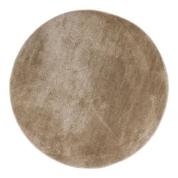 Tappeto Miami - Sabbia, 100% Poliestere, Ø160 cm