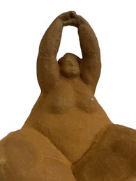 Frau aus Gusseisen in Yoga-Pose, 19x14x23cm, 3kg