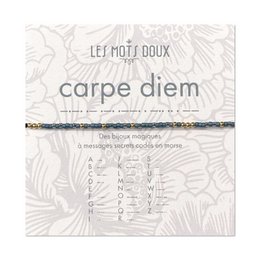 Bracciale Codice Morse : Carpe Diem