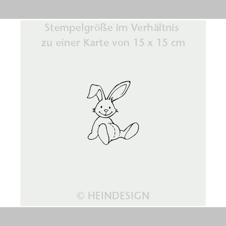 Stempel: Stofftier Hasi