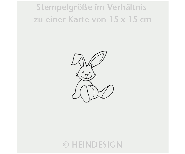 Stempel: Stofftier Hasi