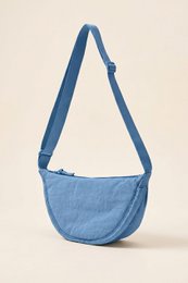 Bolso media luna con bandolera de nailon