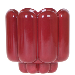 Kolibri-Startseite | Retro Shine Siertopf - Rot - Ø12cm