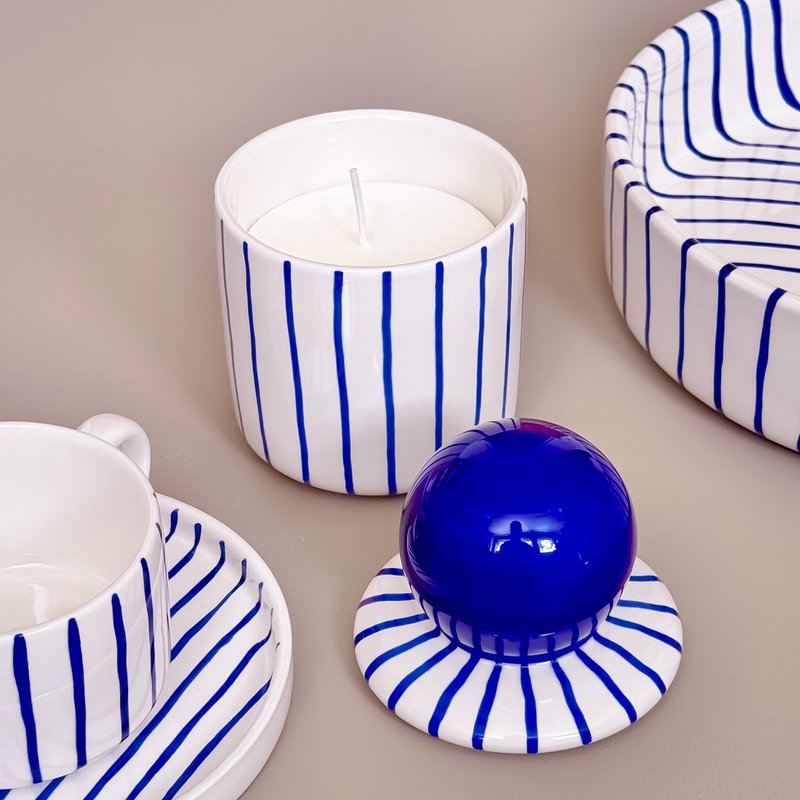 Candle with lid pajama – mare blue