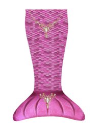  Pink mermaid tail blanket with scales pattern, princess style, cozy wearable blanket for kids.