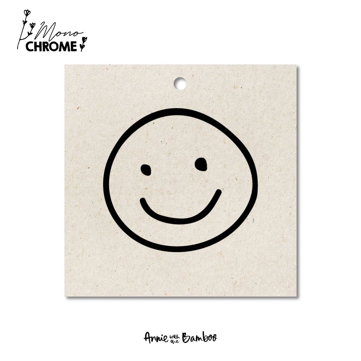 Étiquette cadeau - Smiley