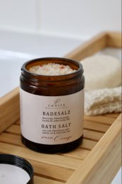 BATH SALT with jojoba oil and essential oils