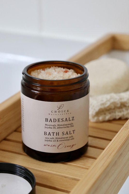 BATH SALT with jojoba oil and essential oils