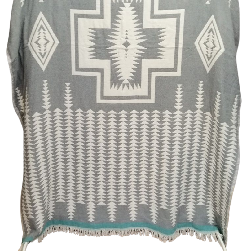 Jacquard Hamam Plaid 'May' 170x130 cm