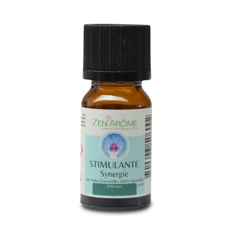 Synergy of Stimulating essential oils - 10 ml - Use for Diffusion - Packaged in France