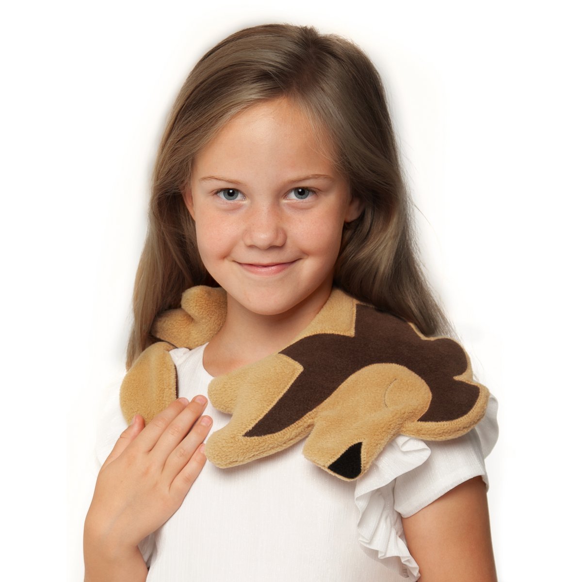 Bio-Körnerkissen für die Mikrowelle, aus 100% Naturmaterialien, Wärmekissen für den Nacken, Löwe