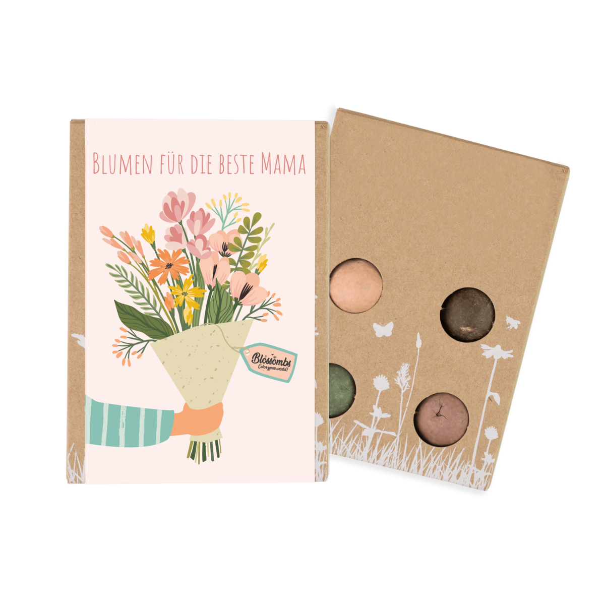 Geschenkbox Mini - Mama - Strauß