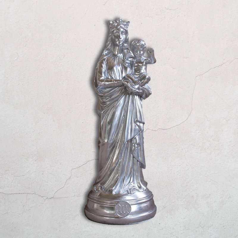Statuetta di decorazione d'interni Notre-Dame de la Garde, ho visto la Vergine 30 cm - Colori senza tempo