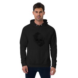 Sweat à capuche raglan biologique unisexe Roses