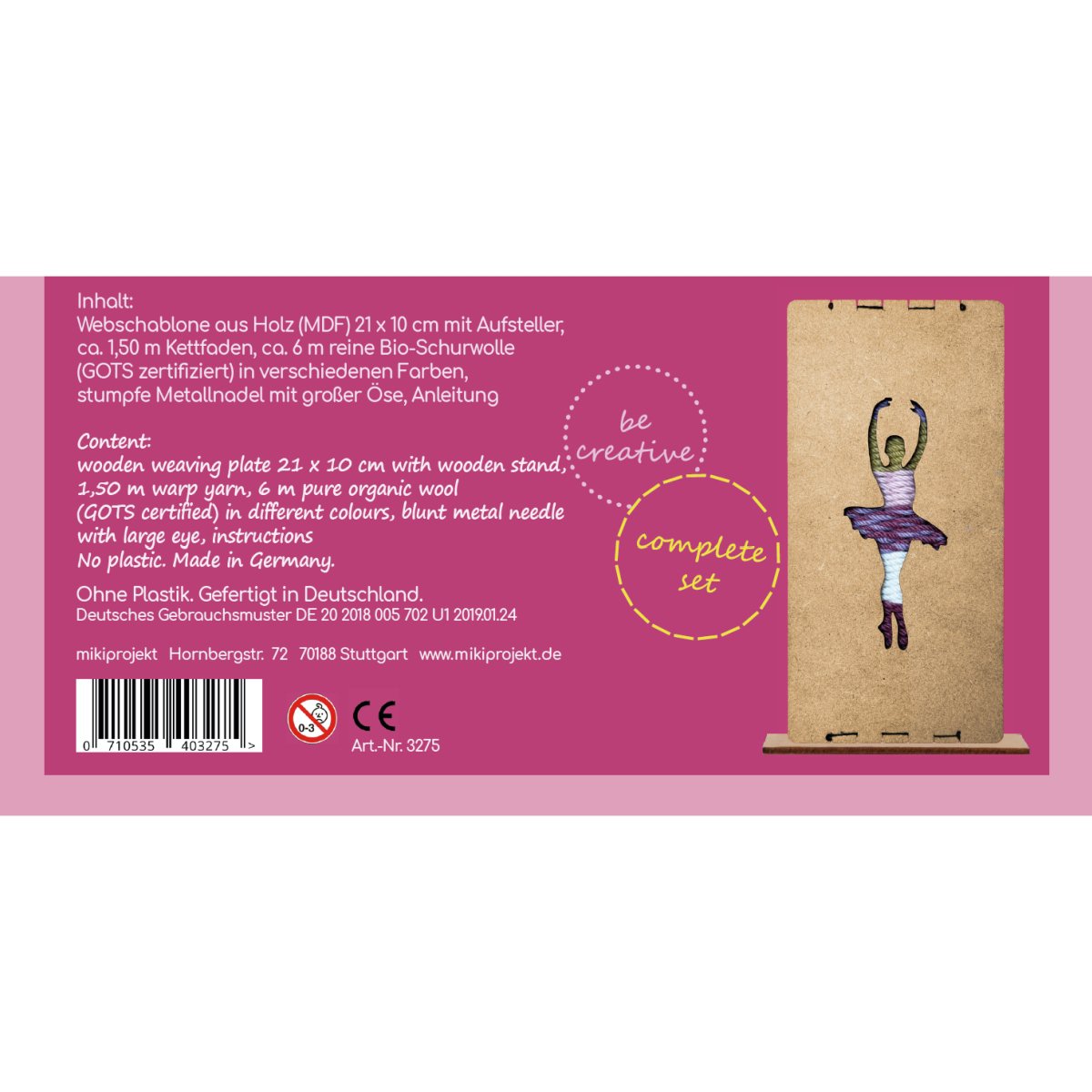 Handwerkset ballerina weven