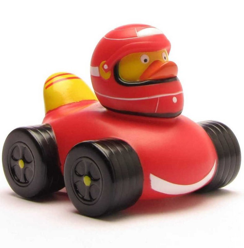 Rubber ducky racerfører duck gummiand