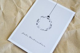 Postkarte "frohe Weihnachten"
