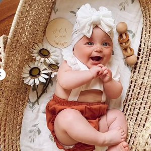 Annie & Charles® baby tulband hoofdband