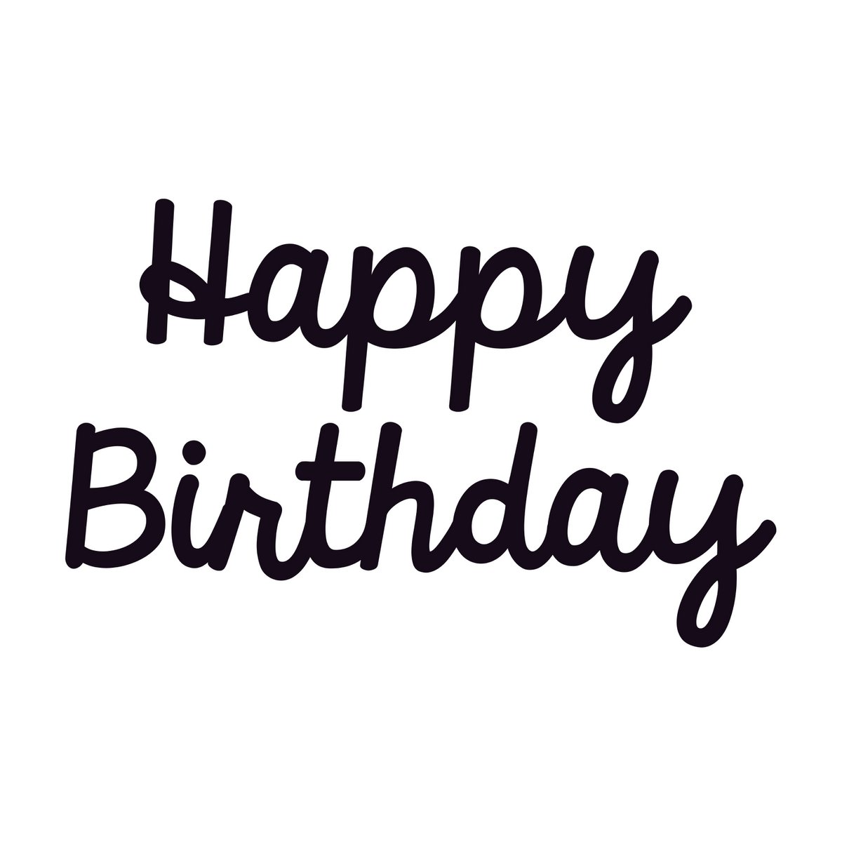 Mini "Happy Birthday" Stempel perfekt für DIY -Karten und Handwerksprojekte