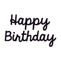Mini "Happy Birthday" Stempel perfekt für DIY -Karten und Handwerksprojekte
