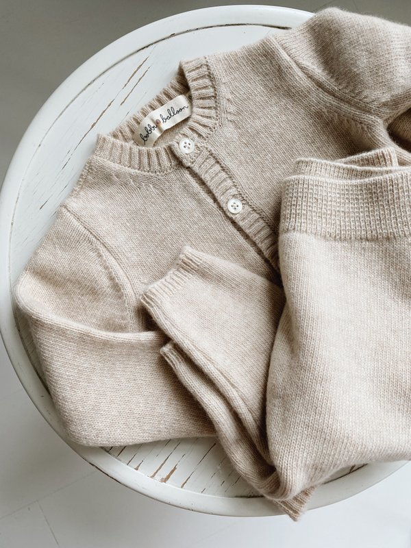 Strik Cardigan - Karamel