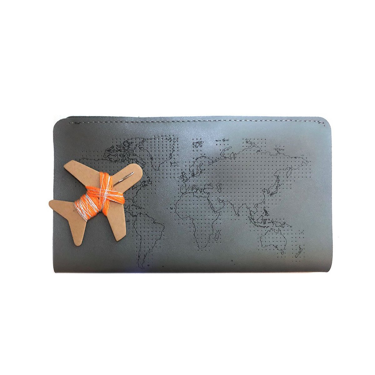 Portefeuille de voyage Stitch - Gris