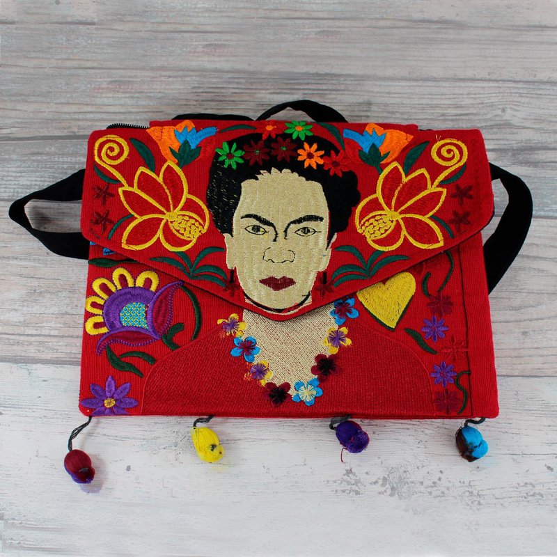 Handbag Mexico red 03 01