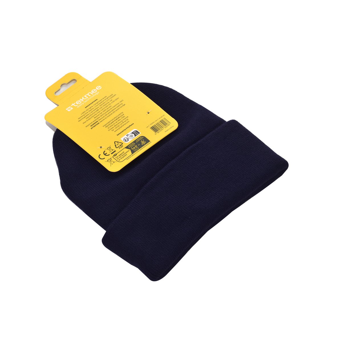 Bonnet avec LED Rechargeable et Amovible BLEU NUIT