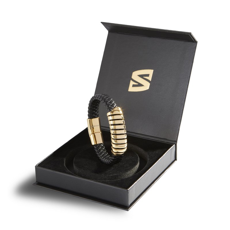 Pulsera de cuero "Helix"