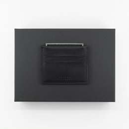 Porte-cartes FRAME - rhodium noir